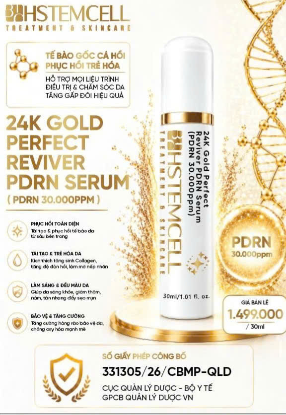 24K Pure Gold Nano Revitalizing Serum