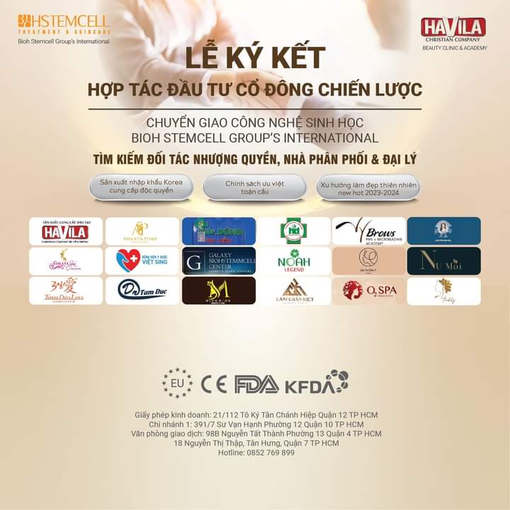 Lễ Ký Kết Đối Tác Chiến Lược BioH Stemcell Group’s