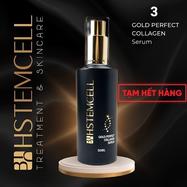 Tế bào gốc thực vật Gold Perfect Collagen Serum phục hồi da